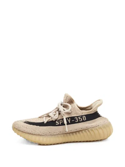 Pre-owned Adidas Originals Boost 350 V2 Low-top Sneakers In Gray