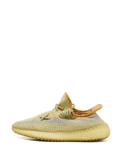 Pre-owned Adidas Originals Boost 350 V2 Marsh Sneakers In Yellow
