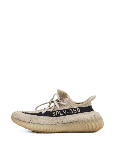Pre-owned Adidas Originals Boost 350 V2 Slate Sneakers In Neutrals
