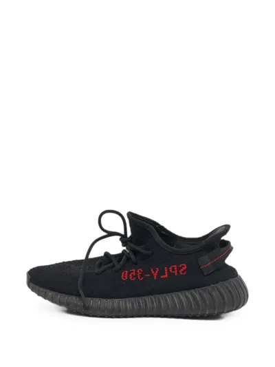 Pre-owned Adidas Originals Boost 350 V2 Sneakers In Black