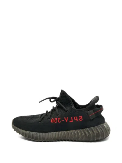 Pre-owned Adidas Originals Boost 350 V2 Sneakers In Black