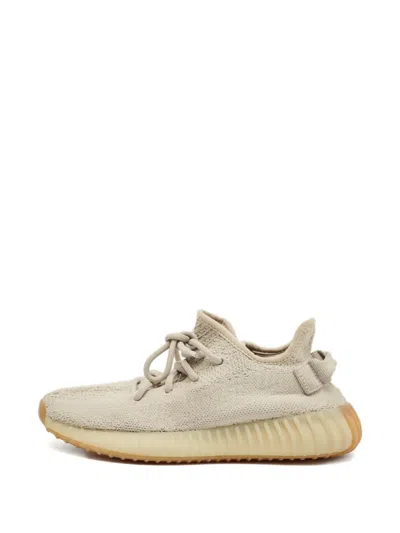 Pre-owned Adidas Originals Boost 350 V2 Sneakers In Gray
