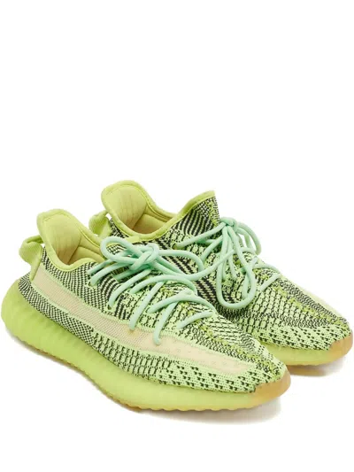 Pre-owned Adidas Originals Boost 350 V2 Sneakers In Green