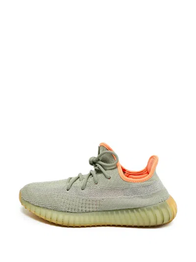 Pre-owned Adidas Originals Boost 350 V2 Sneakers In Green