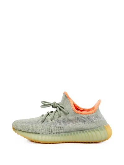 Pre-owned Adidas Originals Boost 350 V2 Sneakers In Green