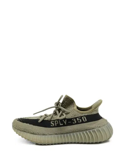 Pre-owned Adidas Originals Boost 350 V2 Sneakers In Grey