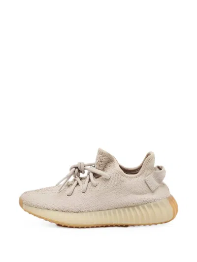 Pre-owned Adidas Originals Boost 350 V2 Sneakers In Neutral