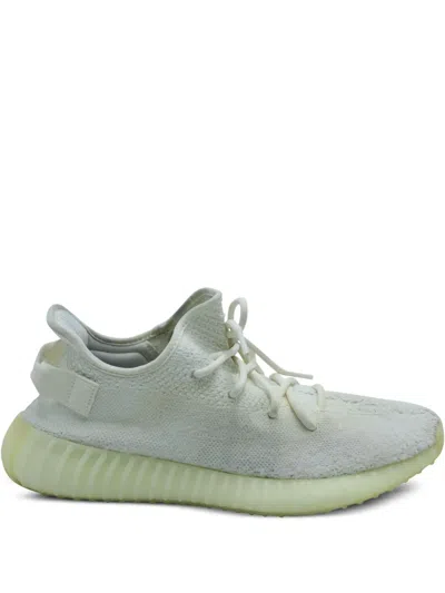Pre-owned Adidas Originals Boost 350 V2 Sneakers In White