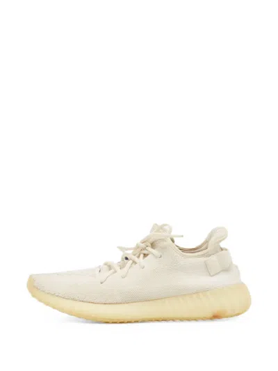 Pre-owned Adidas Originals Boost 350 V2 Sneakers In White