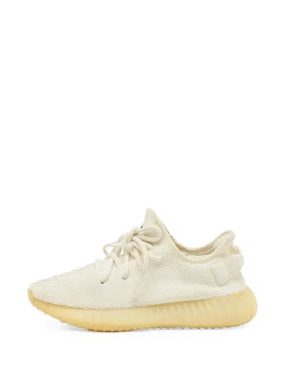 Pre-owned Adidas Originals Boost 350 V2 Sneakers In White