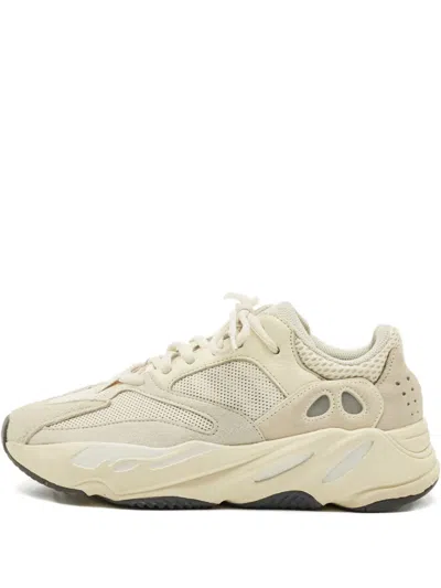 Pre-owned Adidas Originals Boost 700 Suede Sneakers In Neutral