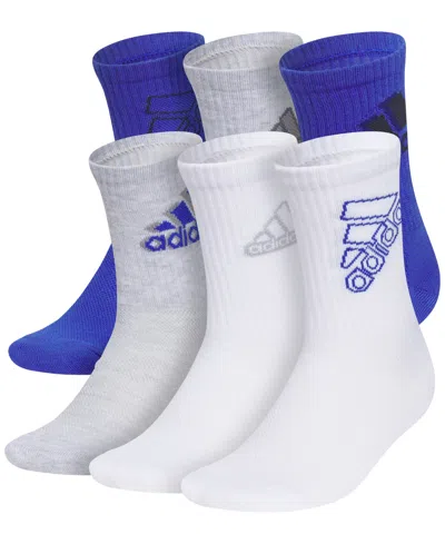 Adidas Originals Kids' Boys 5-7 Superlite Classic Quarter Socks, 6-pack In Multi
