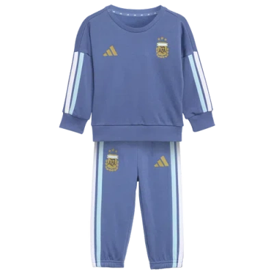 Adidas Originals Kids' Boys Adidas Adidas Argentina Alphaskin Baby Jogger Set In Blue