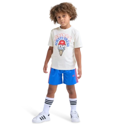 Adidas Originals Kids' Boys Adidas Adidas Ice Cream Shorts Set In White
