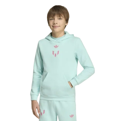 Adidas Originals Kids' Boys Adidas Adidas Messi Soccer Hoodie In Green