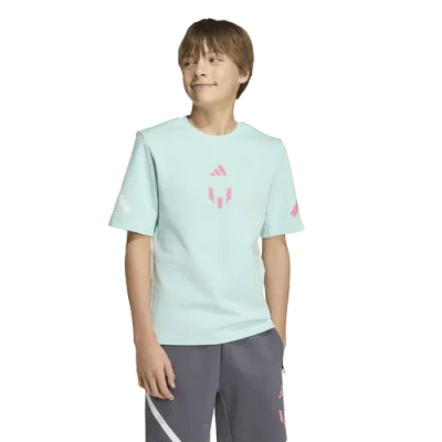 Adidas Originals Kids' Boys Adidas Adidas Messi Z.n.e. Soccer T-shirt In Green