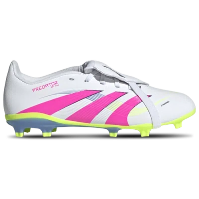 Adidas Originals Kids' Boys Adidas Adidas Predator League Folded Tongue Fg/mg In Lucid Lemon/white/lucid Pink
