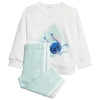 Adidas Originals Boys Adidas Adidas X Disney Lilo And Stitch Sweater And Joggers Set In White/semi Flash Aqua
