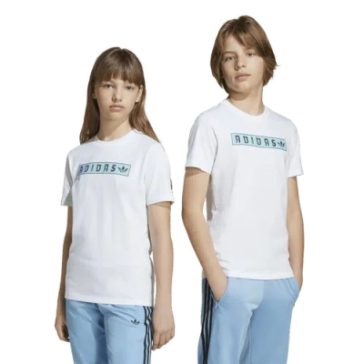 Adidas Originals Kids' Boys Adidas Classic Sport T-shirt In White
