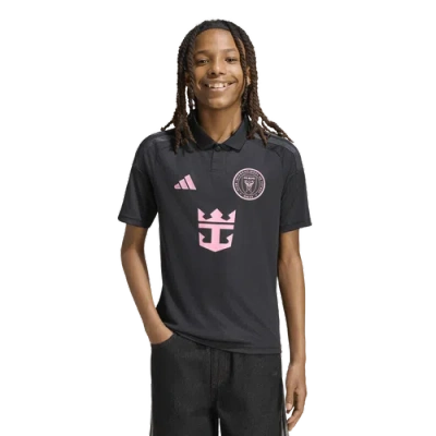 Adidas Originals Kids' Boys Adidas Inter Miami Cf 26/27 Away Soccer Jersey In Black