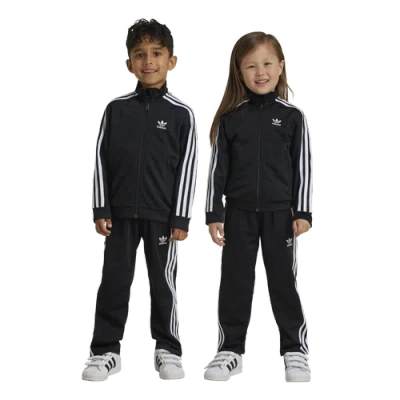 Adidas Originals Kids' Boys  Adicolor Firebird Tracksuit In Black/white