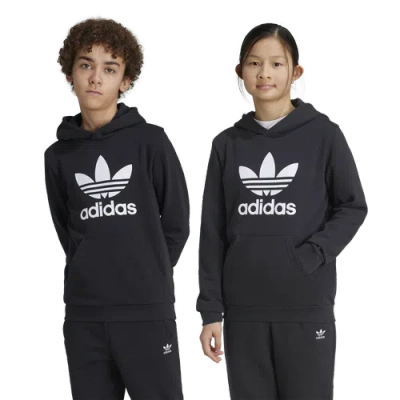 Adidas Originals Kids' Boys   Adicolor Trefoil Lifestyle Hoodie In Black