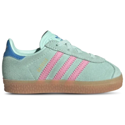 Adidas Originals Kids' Boys   Gazelle In Bright Blue/bliss Pink/clear Mint