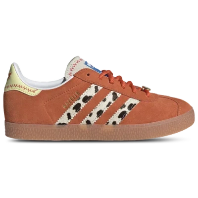 Adidas Originals Kids' Boys   Gazelle In Orange/white/gum