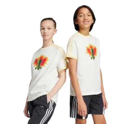 Adidas Originals Boys   Minecraft Gfx T-shirt In White/multi