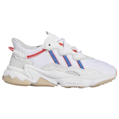 Adidas Originals Kids' Boys   Ozweego J In Ftwr White/red/bright Blue