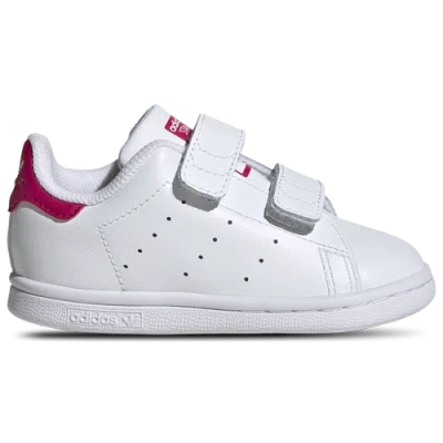 Adidas Originals Kids' Boys   Stan Smith In White/white/bold Pink