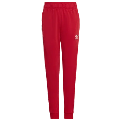 Adidas Originals Kids' Boys Superstar Track Pants In Red/white | ModeSens