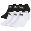 Adidas Originals Boys   Trefoil 6-pack No Show Socks In Black/white