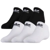 Adidas Originals Boys  Trefoil 6-pack No Show Socks In White/black