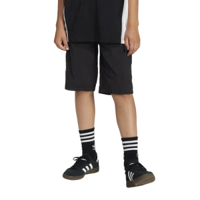 Adidas Originals Kids' Boys   Trefoil Essentials Cargo Shorts In Black