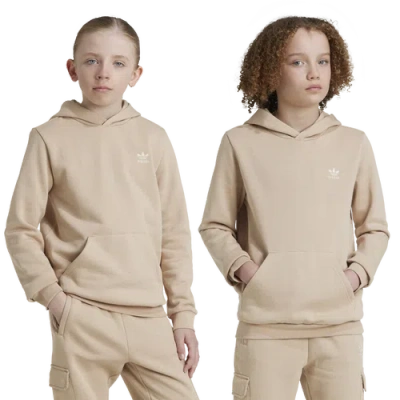 Adidas Originals Kids' Boys   Trefoil Essentials Lifestyle Hoodie In Magic Beige