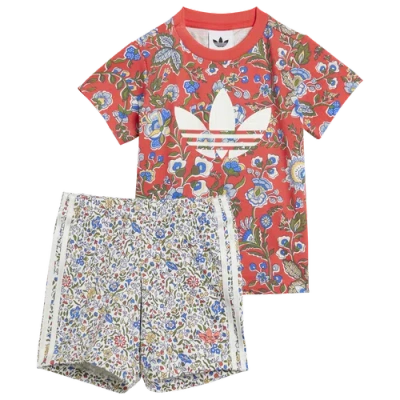 Adidas Originals Kids' Boys   X Liberty London Shorts & T-shirt Set In Multi