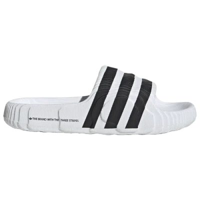 Adidas Originals Kids' Boys  Adilette 22 Core In White/black