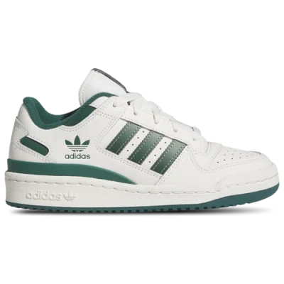 Adidas Originals Kids' Boys  Forum Low Cl In Cloud White/collegiate Green/silver Green