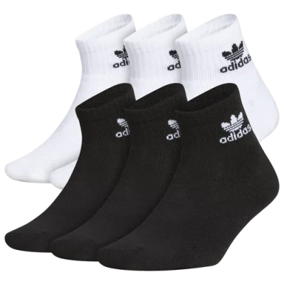 Adidas Originals Kids' Boys Adidas Quarter Sock 6-pack In White/black