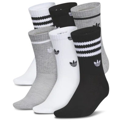 Adidas Originals Kids' Boys  Remix 4.0 Crew Socks 6 Pack In Multi