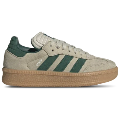Adidas Originals Boys  Samba Xlg In Gum/collegiate Green/putty Grey