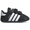 Adidas Originals Boys   Gazelle Crib In Black/white/gold Metallic