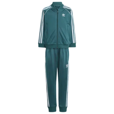 Adidas Originals Kids' Boys  Superstar Track Suit In Teal/white