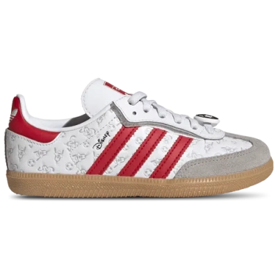 Adidas Originals Kids' Boys  X Disney Samba Elastic Lace In White