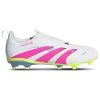 Adidas Originals Boys Adidas Adidas Predator League Folded Tongue Fg/mg In White/lucid Lemon/lucid Pink