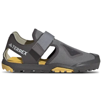 Adidas Originals Kids' Boys Adidas Terrex Captain Toey 2.0 Sandals In Solid Grey/charcoal/spark