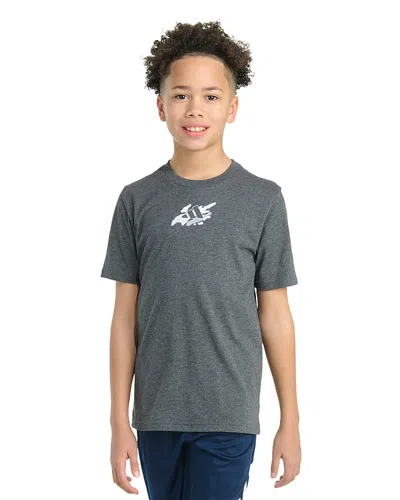 Adidas Originals Boys' Camo Expression Graphic Logo Tee - Big Kid In Gray
