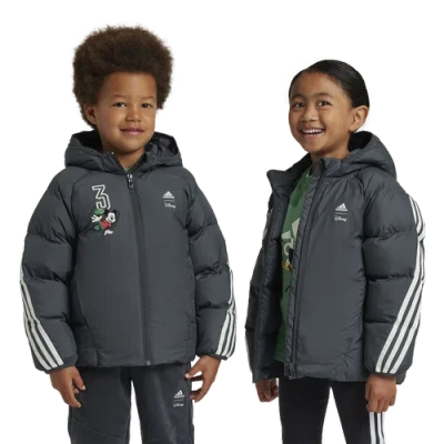 Adidas Originals Kids' Boys Preschool Adidas Adidas Disney X Mickey Mouse Jacket In Carbon/off White