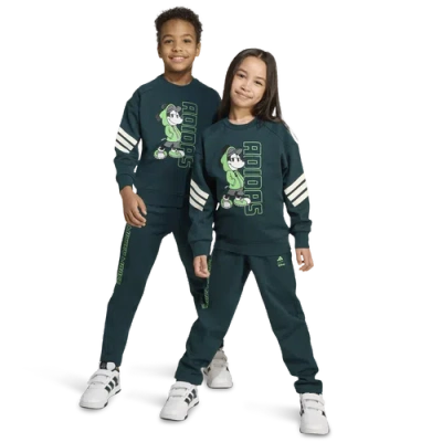Adidas Originals Kids' Boys Preschool Adidas Adidas X Disney Mickey Mouse Joggers Set In Green